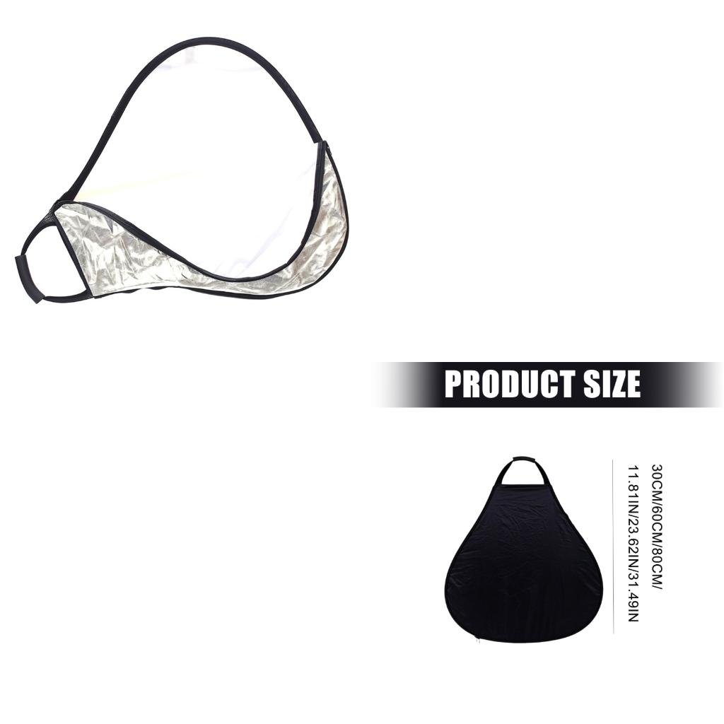 Photography Triangle - 30cm/60cm/80cm Photography Light Reflector Triangle Photography