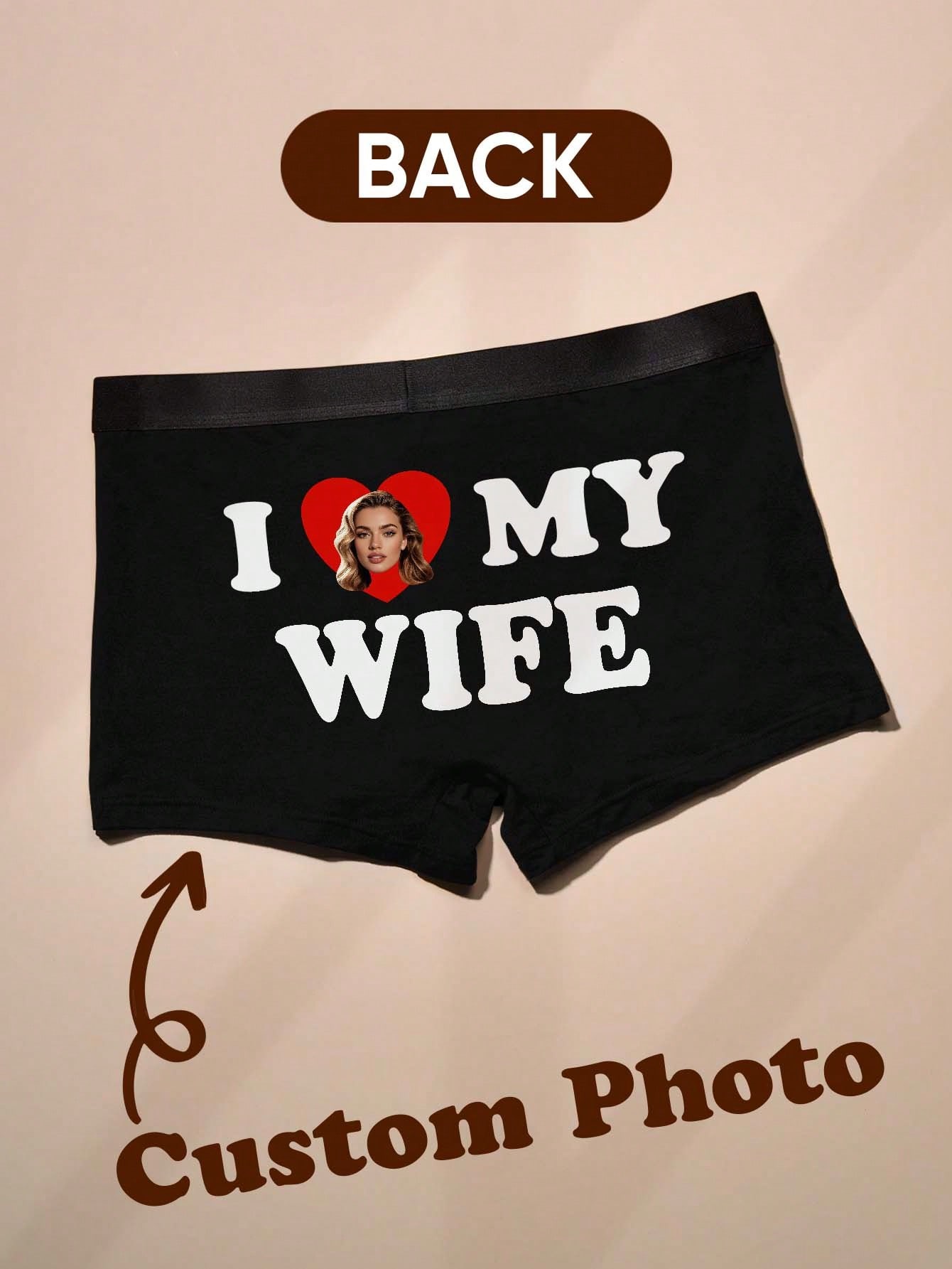 Photography Object - Custom Photo Boxers for Men Personalized