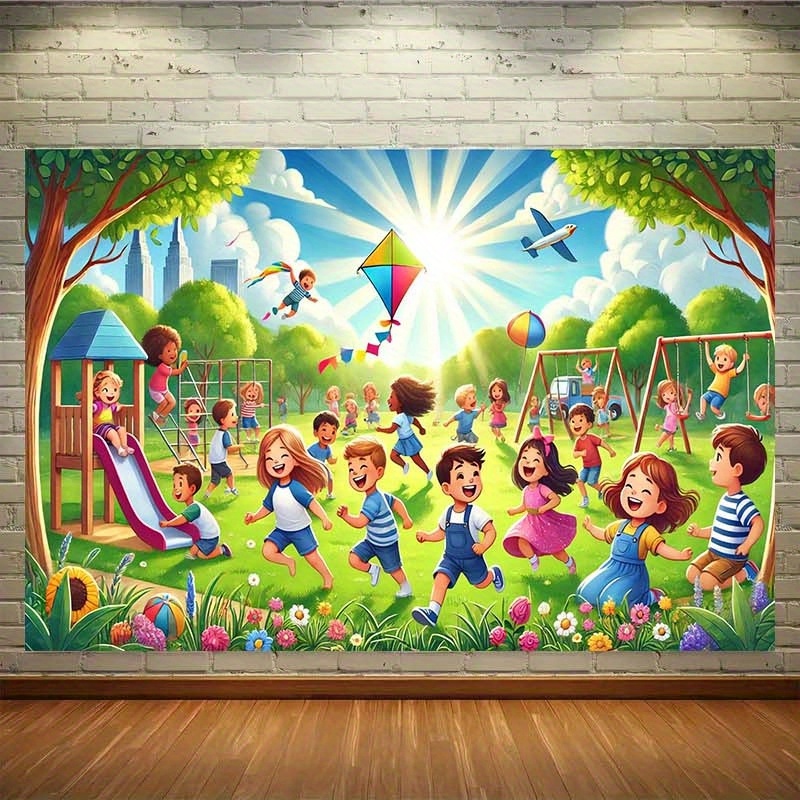 Photography Aesthetic - Vibrant Happy Game Background Tapestry Game