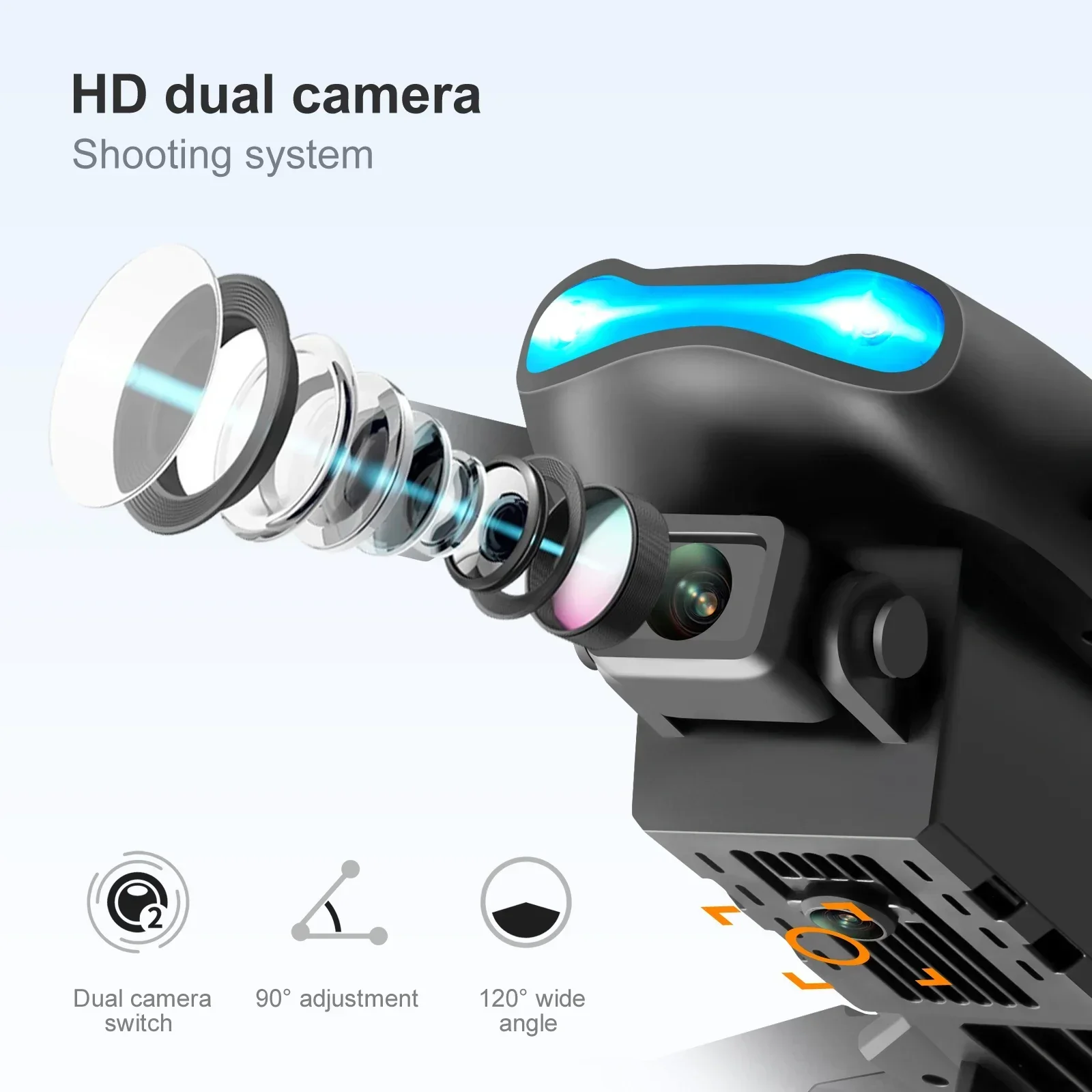 New E99 Pro HD 4K Drone Dual C - Photography Drone ulasan dan harga