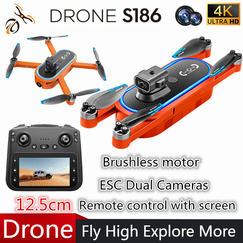 2025 S186 Drone Professional 4 - Photography Drone ulasan dan harga