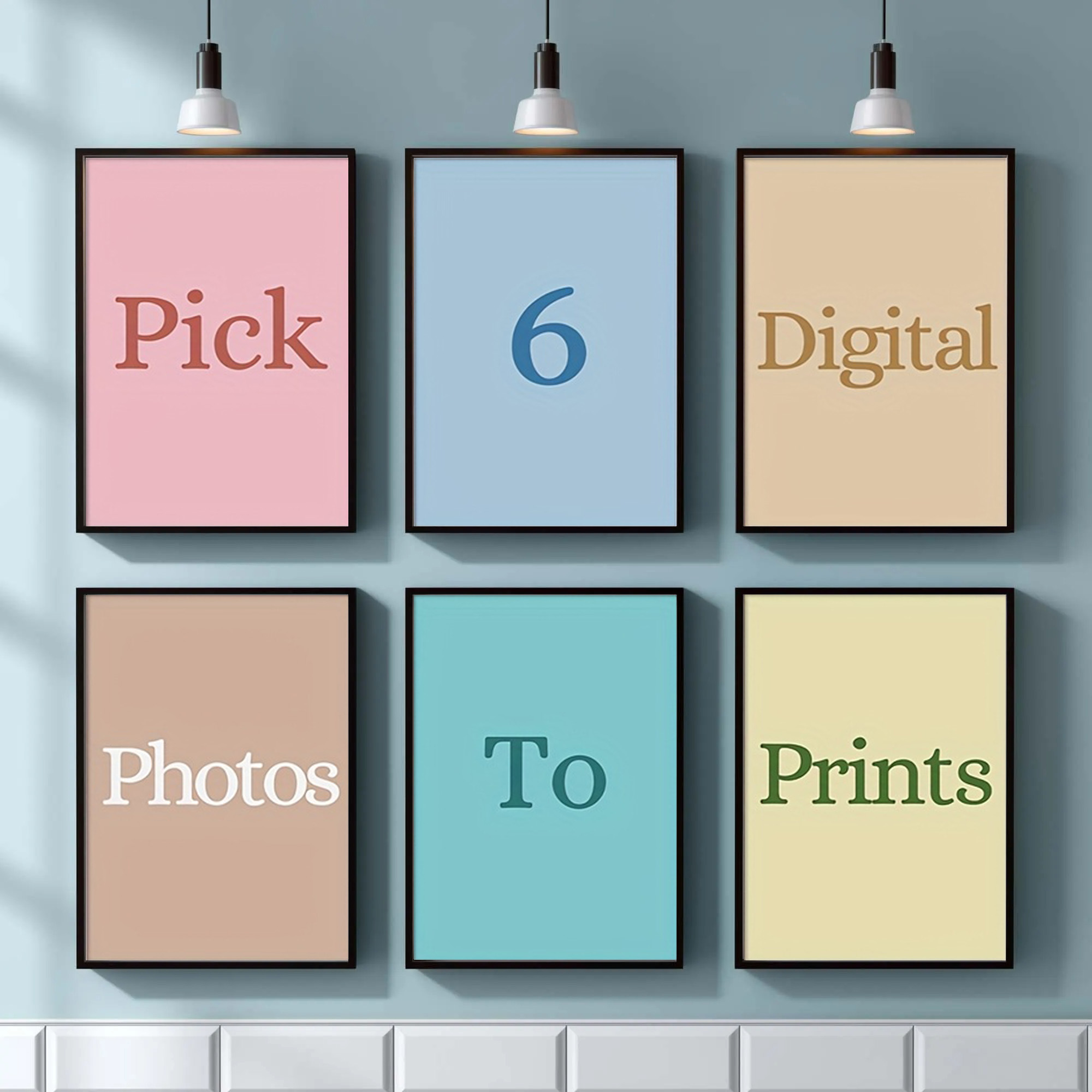 4/5/6pcs Custom Canvas Printin - Photography Poster ulasan dan harga