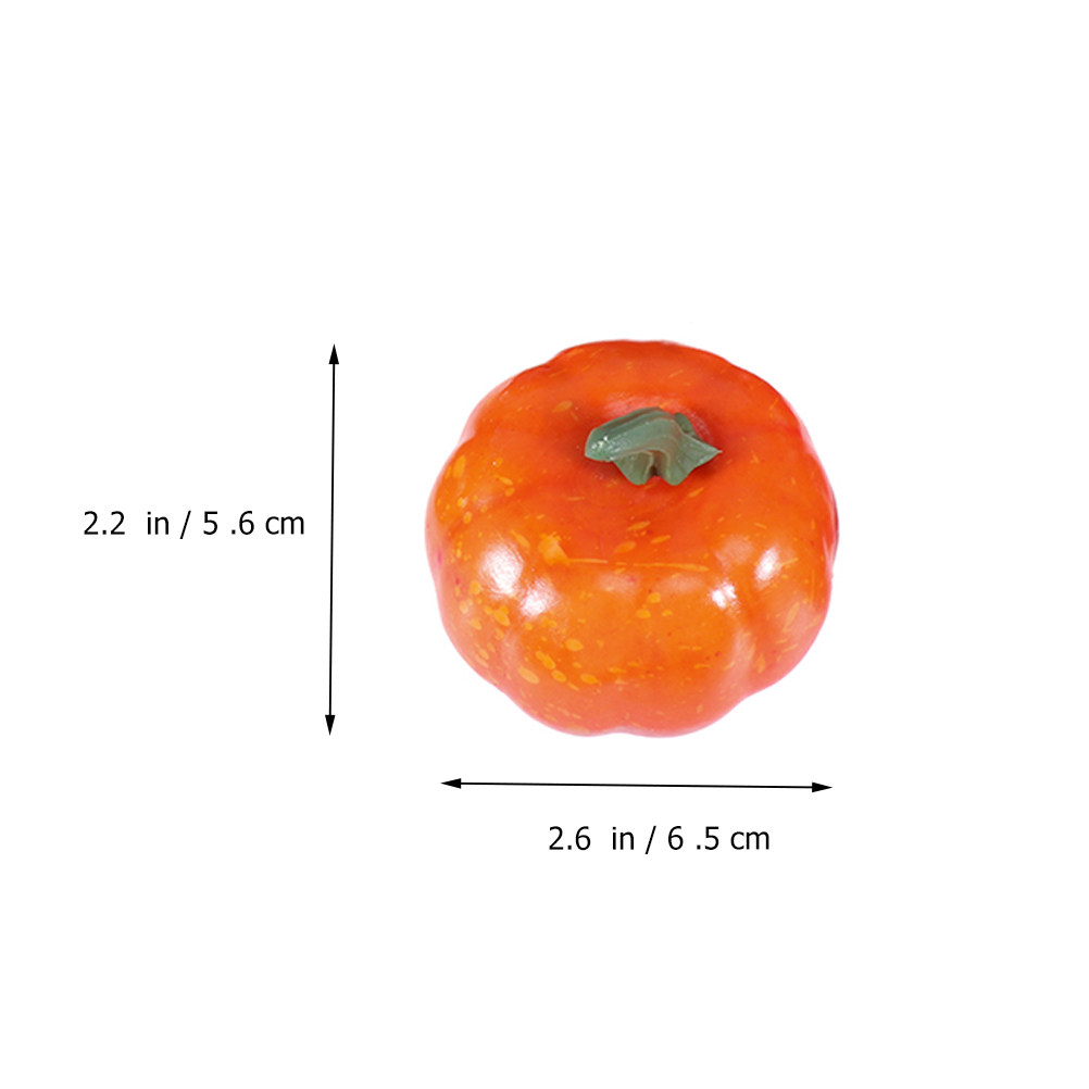 22Pcs Artificial Pumpkin Decor - Photography Aesthetic ulasan dan harga