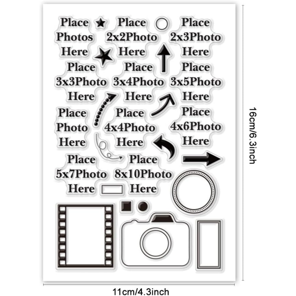 Place Photo Here Clear Stamp A - Photography Object ulasan dan harga