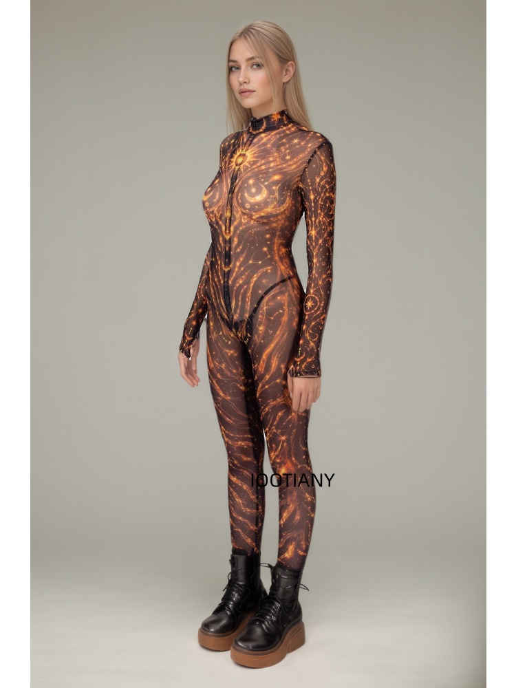 Women Abstract Golden Flame Ga - Photography Yoga ulasan dan harga