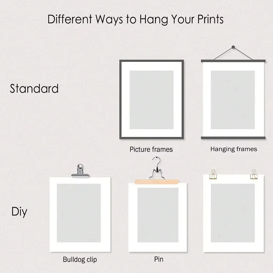 6pcs/set Custom Canvas Printin - Photography Poster ulasan dan harga