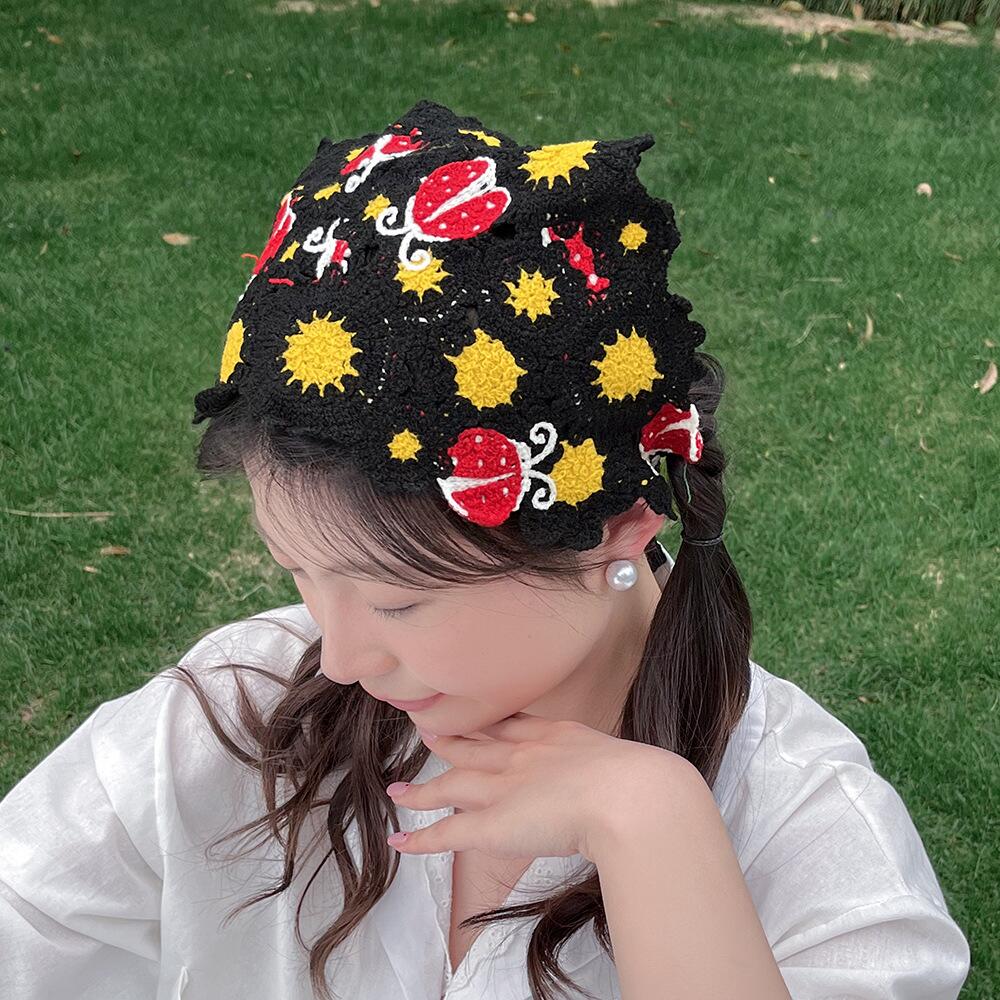 Korean Sweet Cute Handmade Cro - Photography Triangle ulasan dan harga