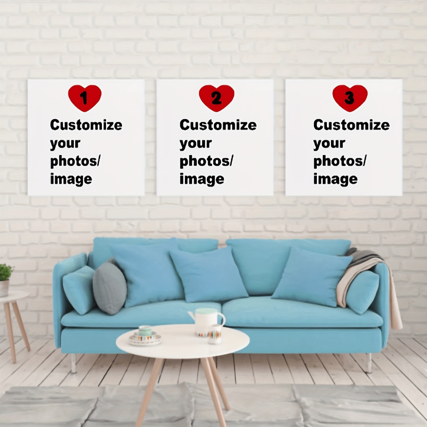 3pcs/set Custom Square Canvas  - Photography Object ulasan dan harga