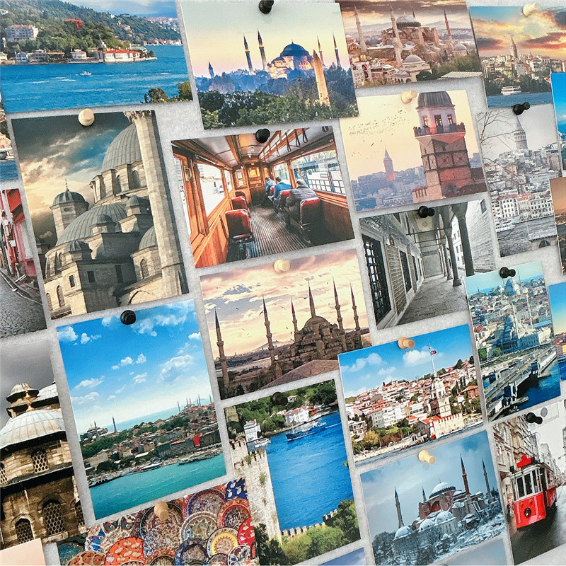 30Pcs 10x14cm Travel Landscape - Photography Aesthetic ulasan dan harga