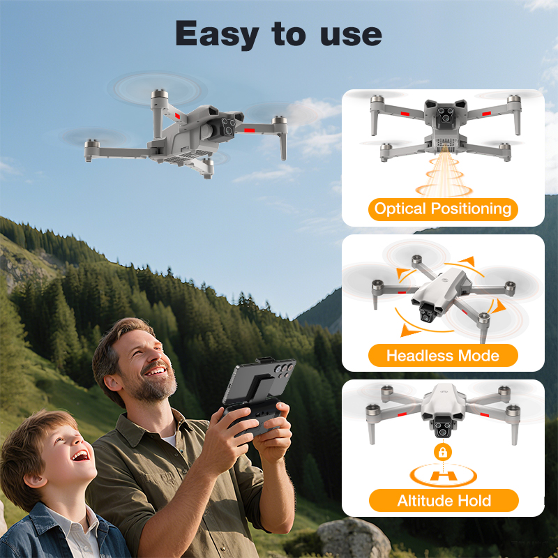 NEW Hot L017 Pro Drone Brushle - Photography Drone ulasan dan harga