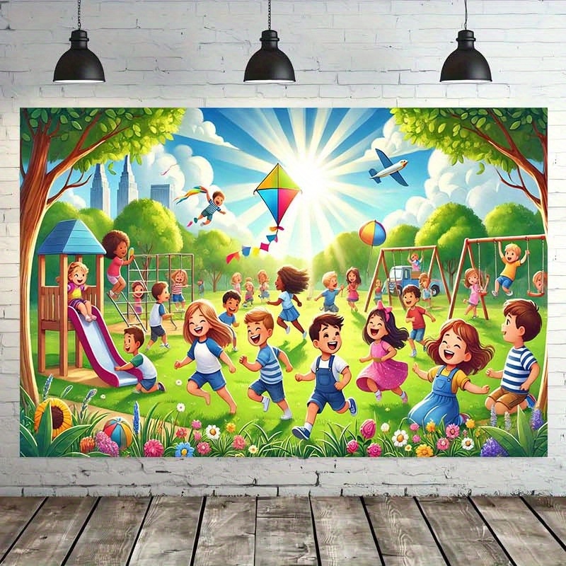 Vibrant Happy Game Background  - Photography Aesthetic ulasan dan harga