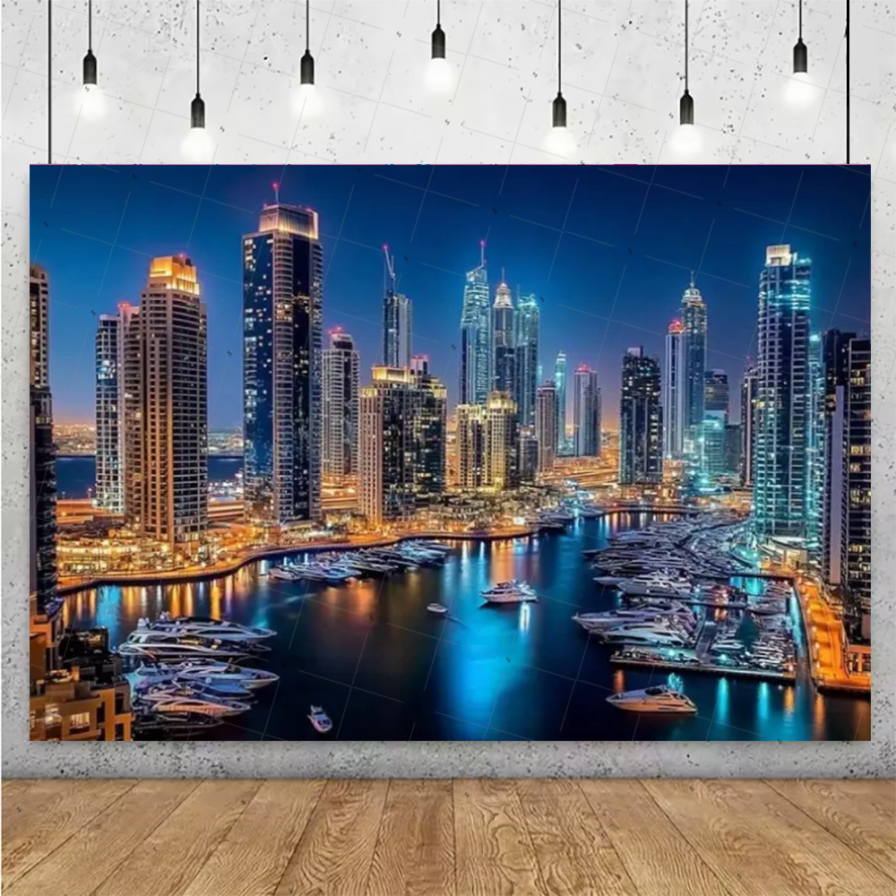 Night View High-Rise Building  - Photography Aesthetic ulasan dan harga