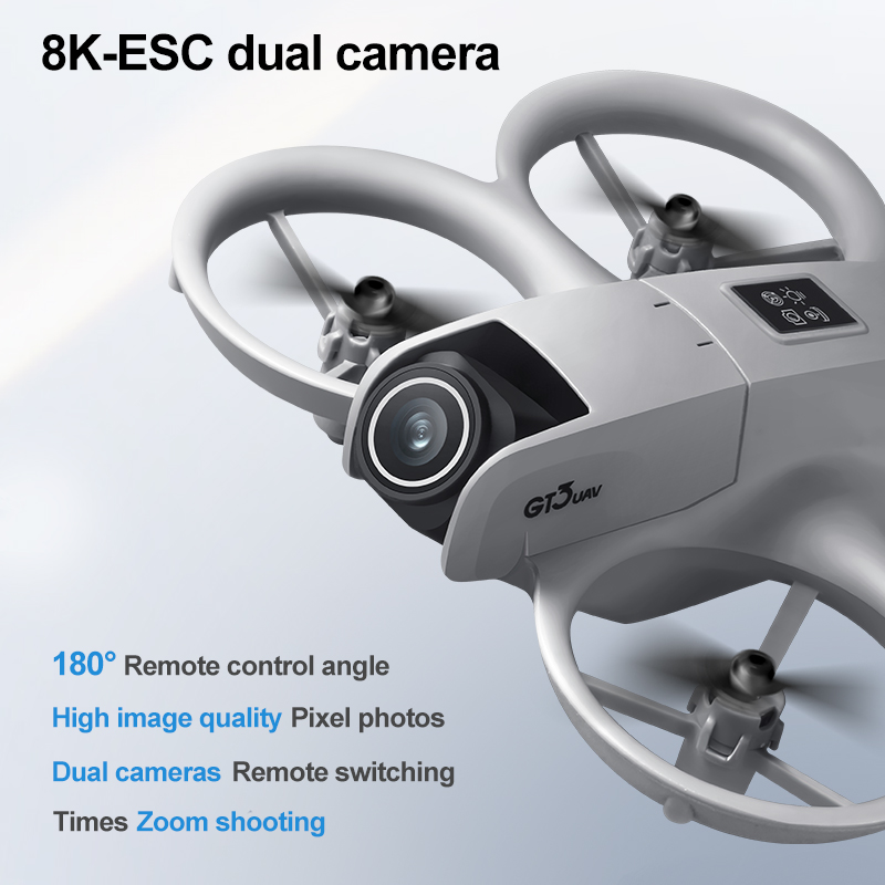 New GT3 With Screen Mini Drone - Photography Drone ulasan dan harga