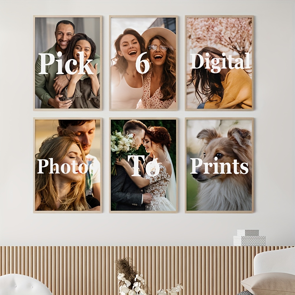 6pcs/set Custom Canvas Prints  - Photography Poster ulasan dan harga