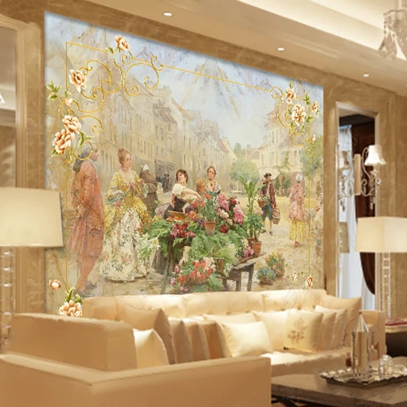 Custom Photo Wallpaper Europea - Photography Urban ulasan dan harga